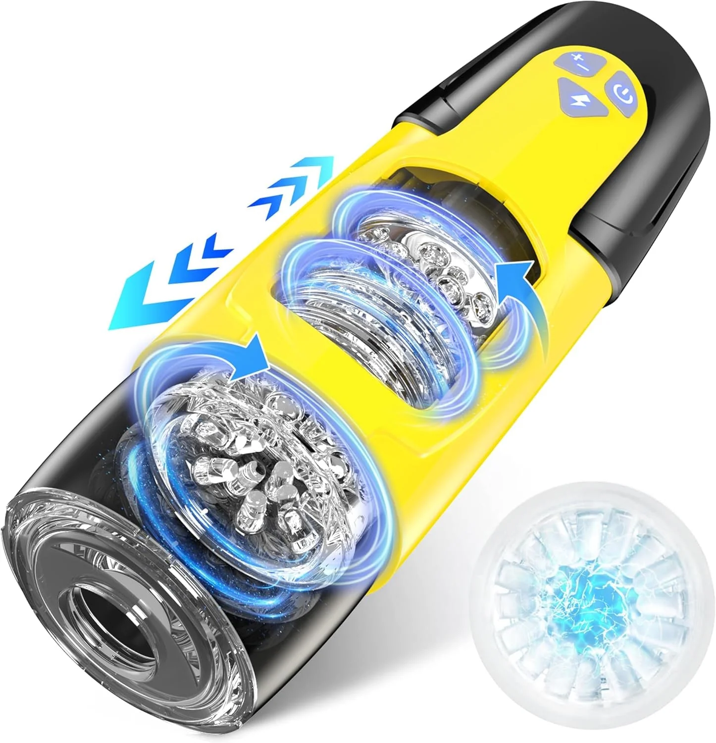 WhirlDrive Thrusting Rotating Male Stroker LCD Display - Image 2