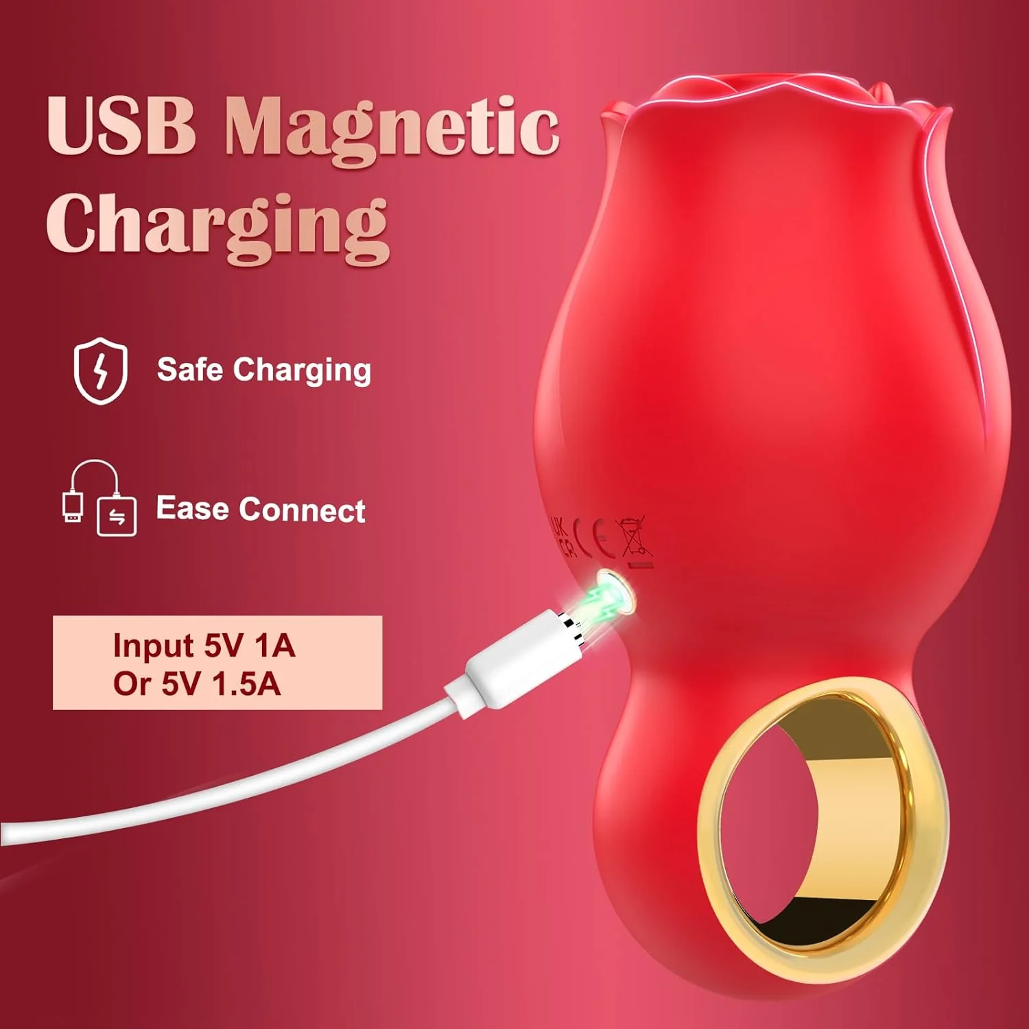 WhirlRose Clit & Nipple Suction Stimulator - Image 4