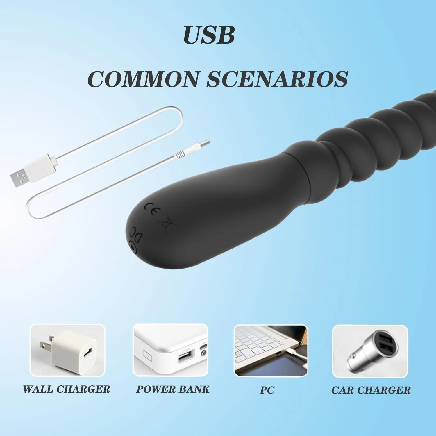 WhisperBead Vibrating Anal Beads Wand | 10 Modes - Image 6