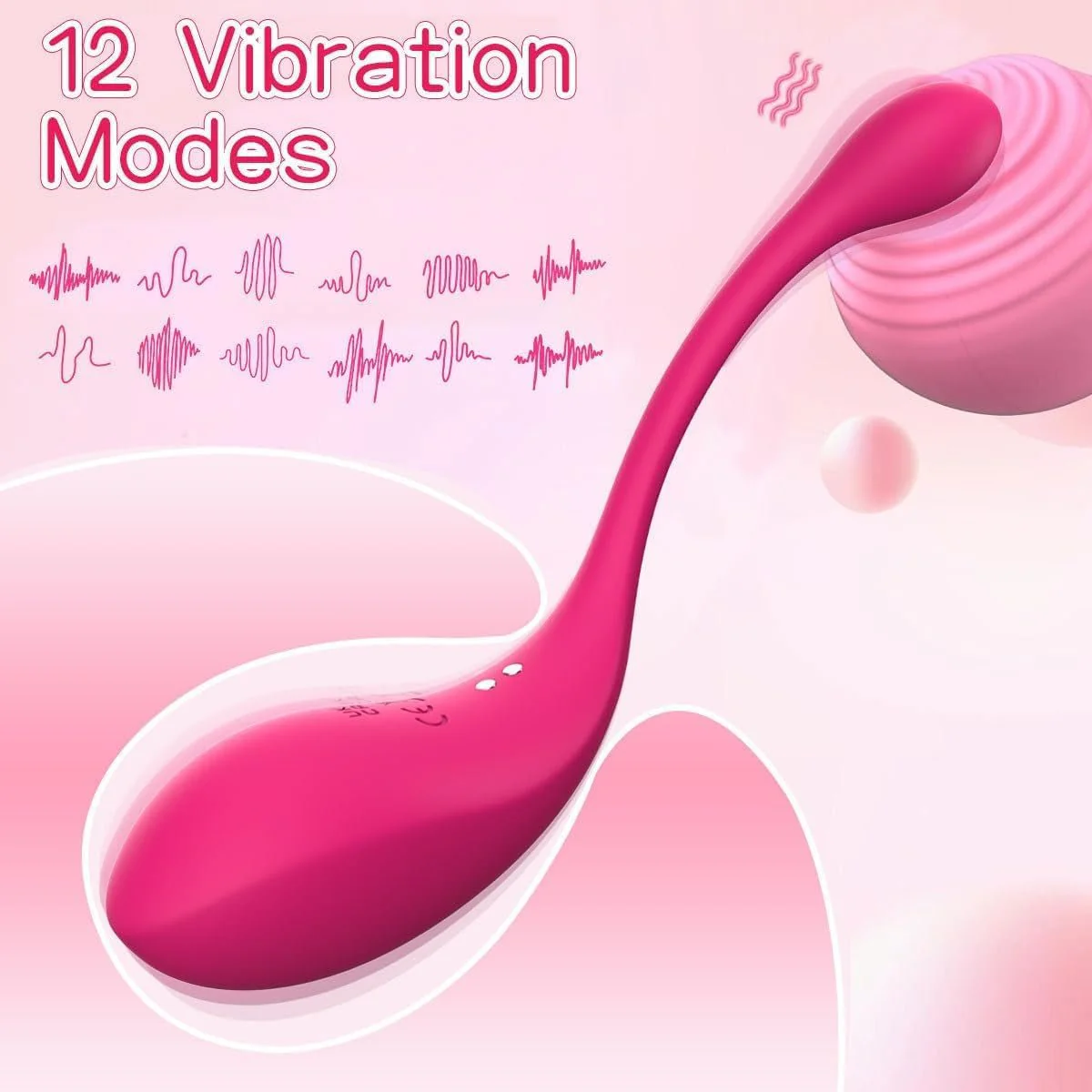 WhisperEgg Remote Control Vibrating Egg Vibrator - Image 3