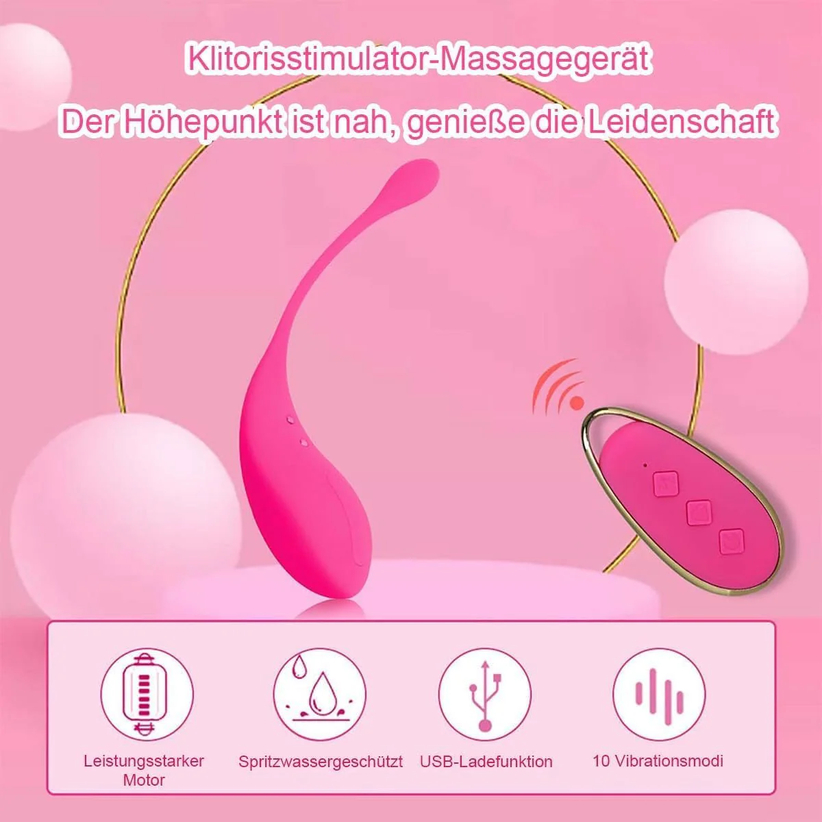 WhisperEgg Remote Control Vibrating Egg Vibrator - Image 5