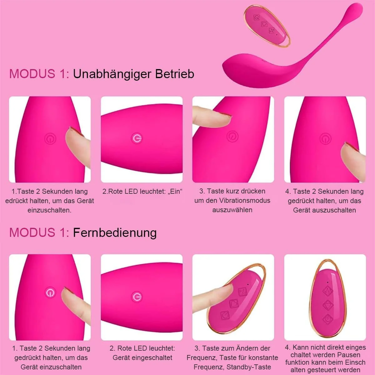WhisperEgg Remote Control Vibrating Egg Vibrator - Image 6
