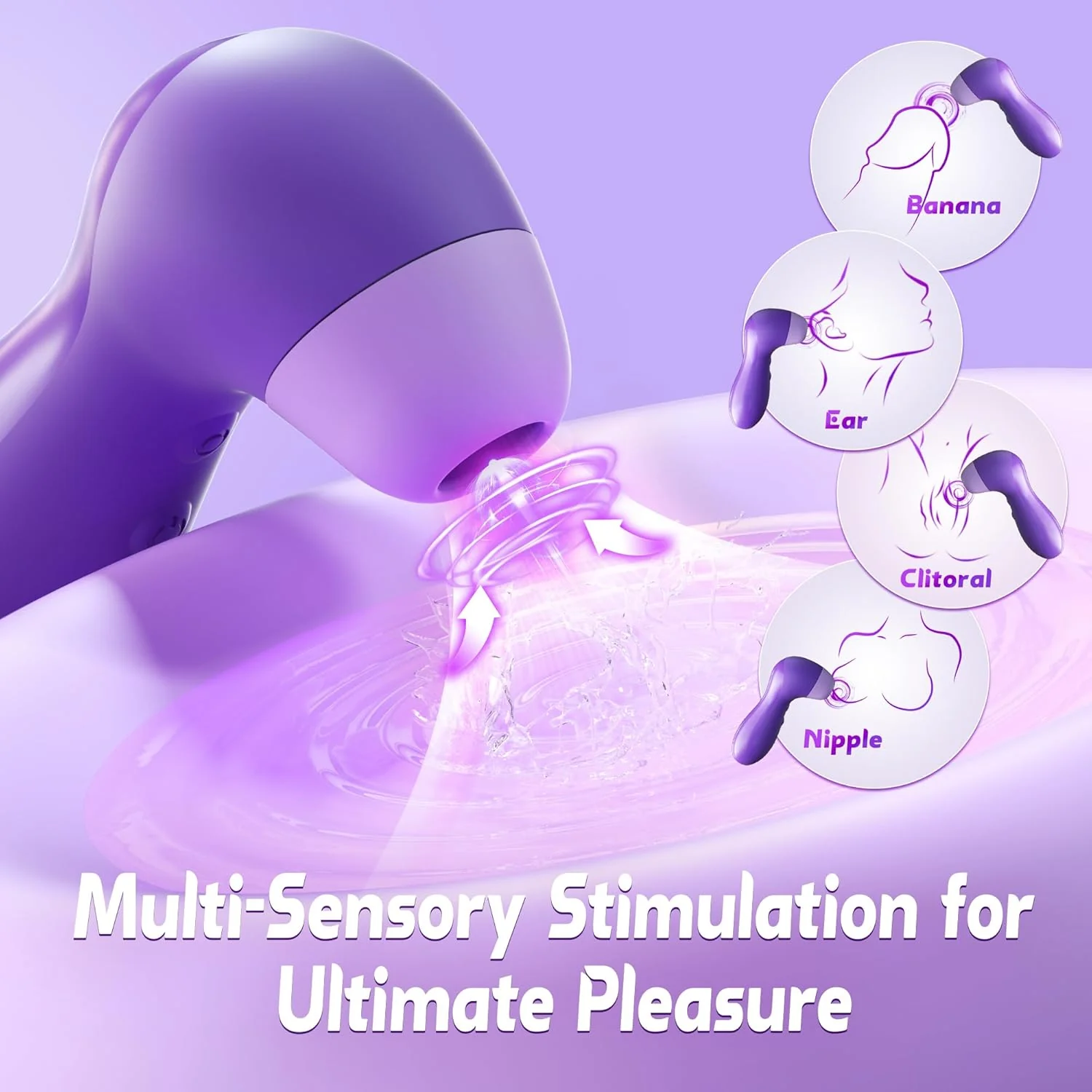 WhisperMuse Dual Pleasure Suction Vibrator - Image 5