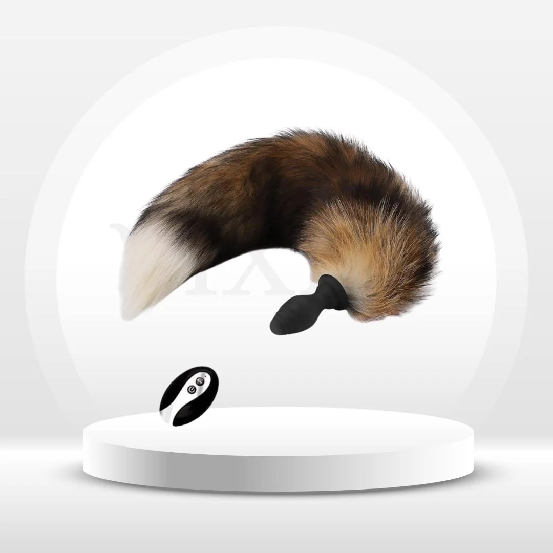 WhisperTail Remote Vibrating Fox Tail Plug