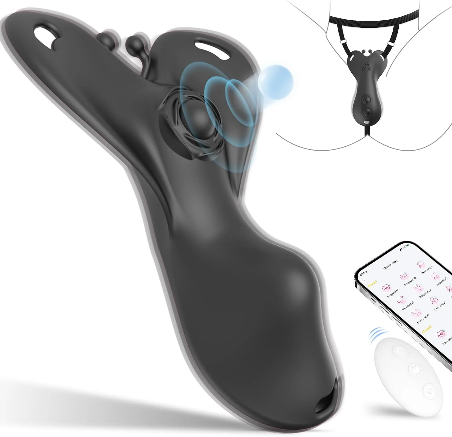 WhisperWing Discreet Butterfly Panty Vibrator for Couples - Image 8