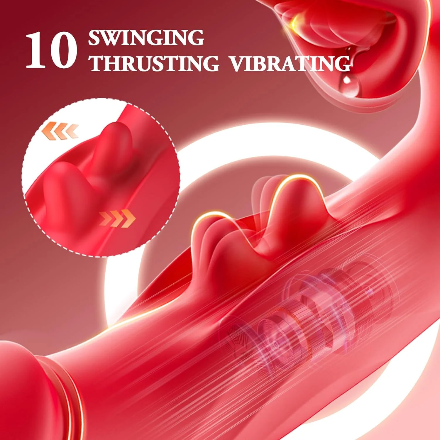 WiggleLuxe Thrusting Tongue Vibrator - Image 4