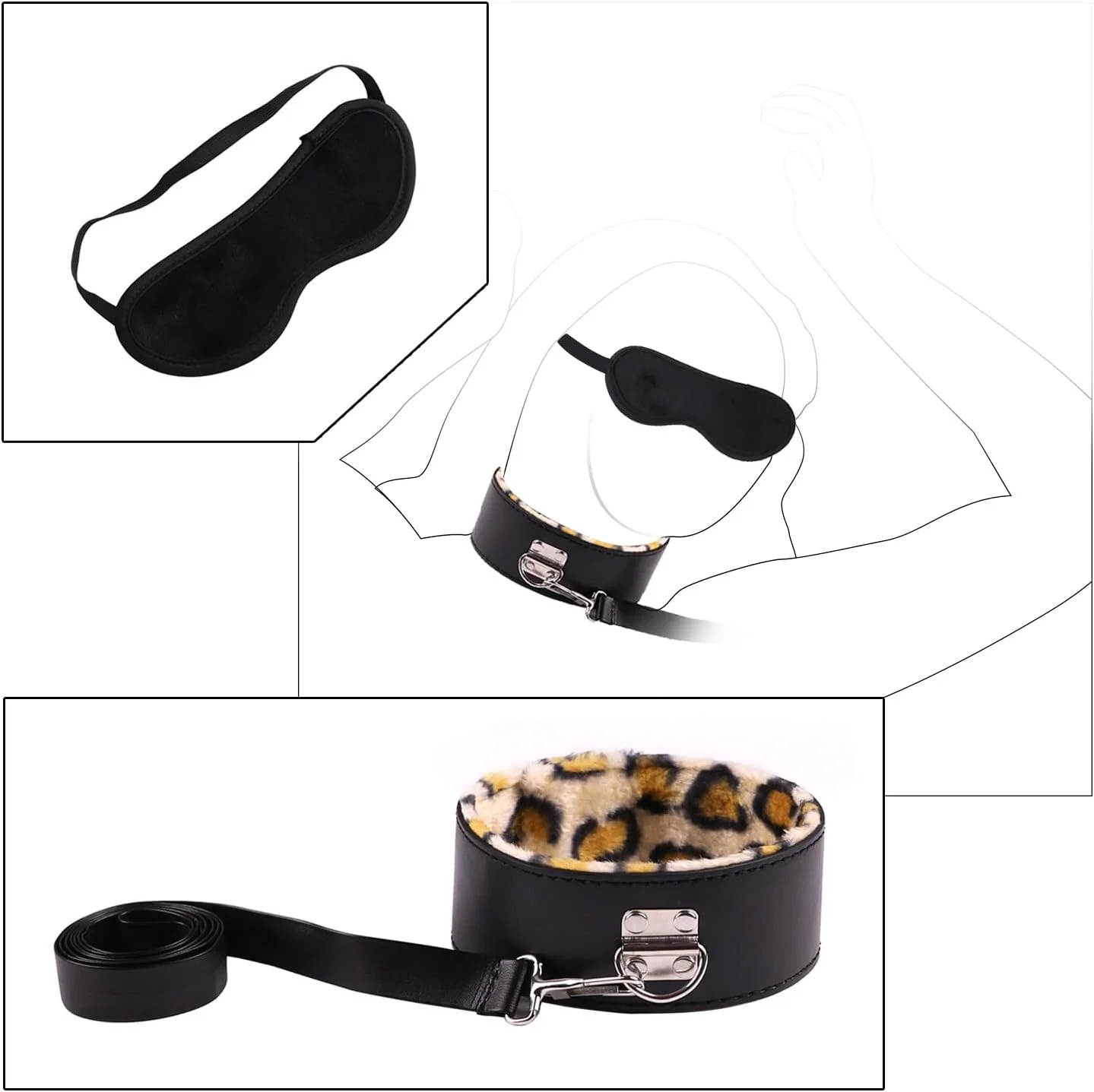 WildLuxe 30-Piece Leopard BDSM Set - Image 9