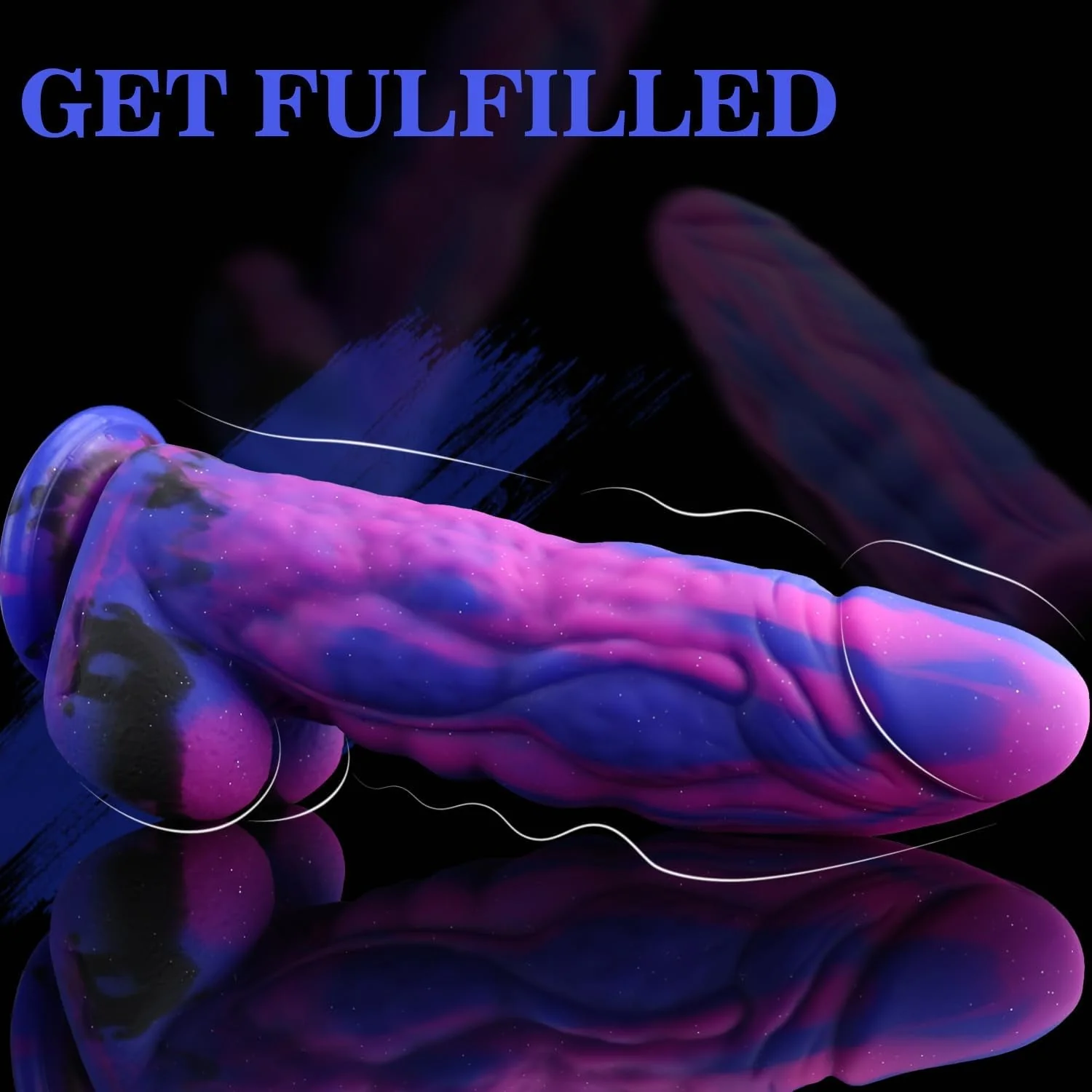 WildMuse 9.5" Thick Fantasy Realistic Dildo Suction - Image 6