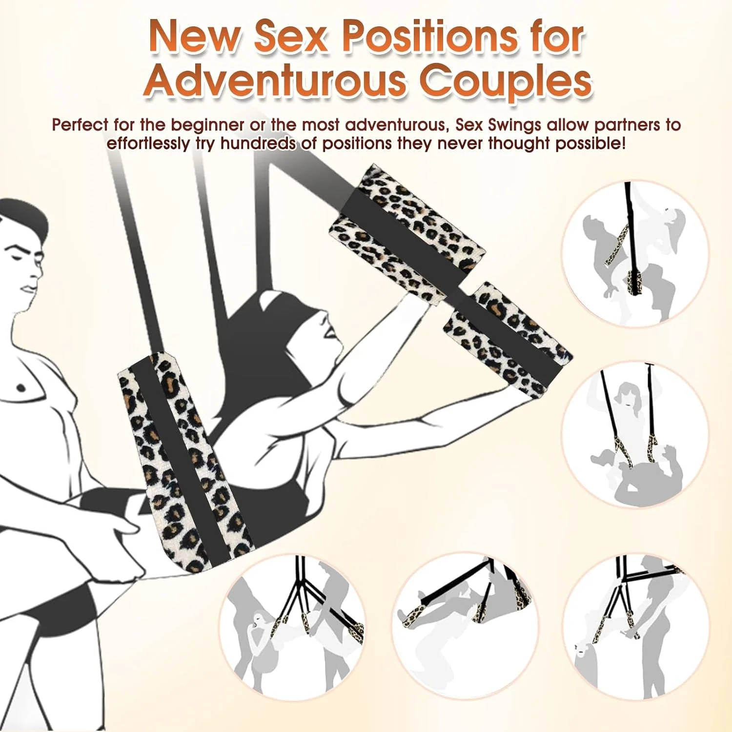 WildPerch Heavy-Duty Sex Swing Sling 400lb Hold - Image 5