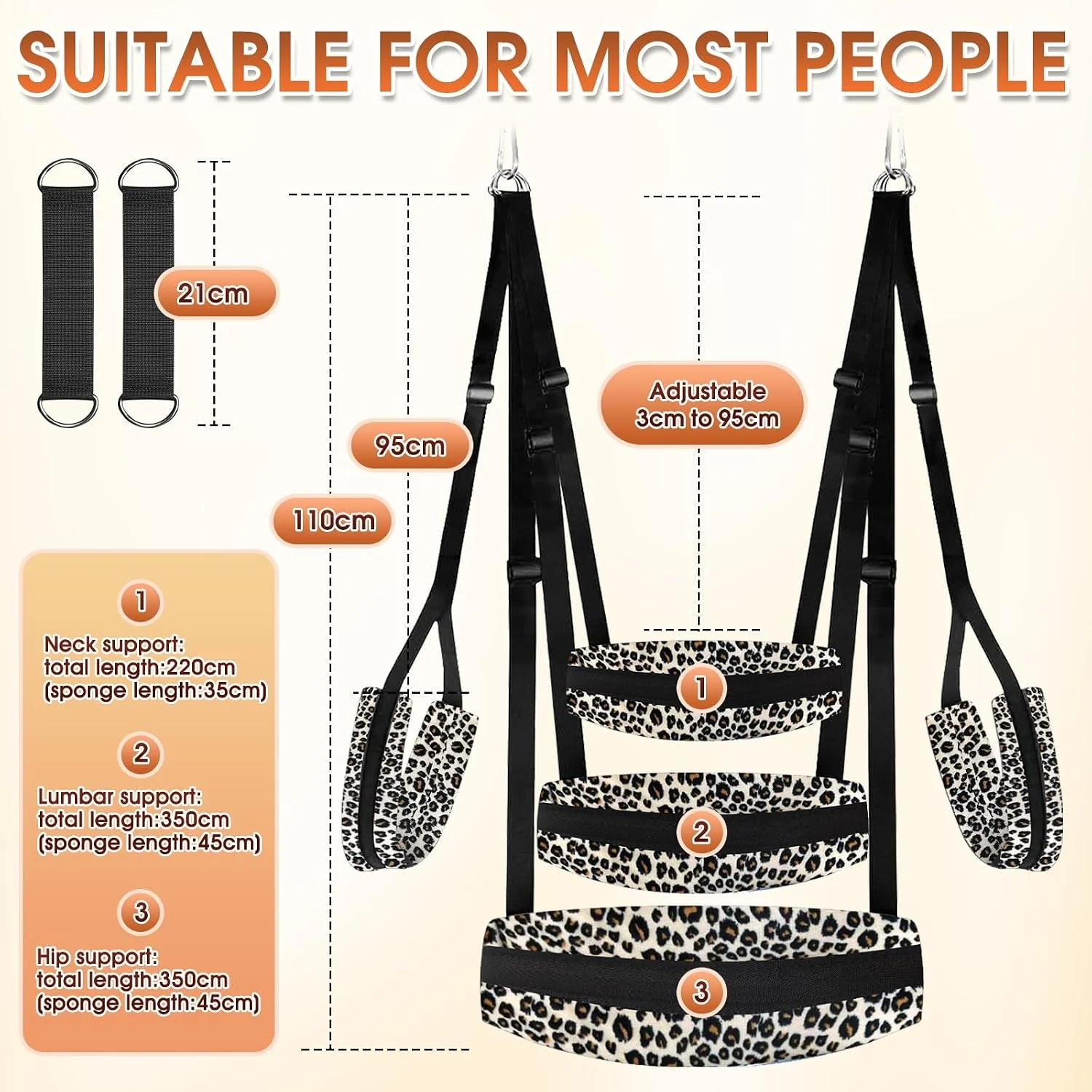 WildPerch Heavy-Duty Sex Swing Sling 400lb Hold - Image 6