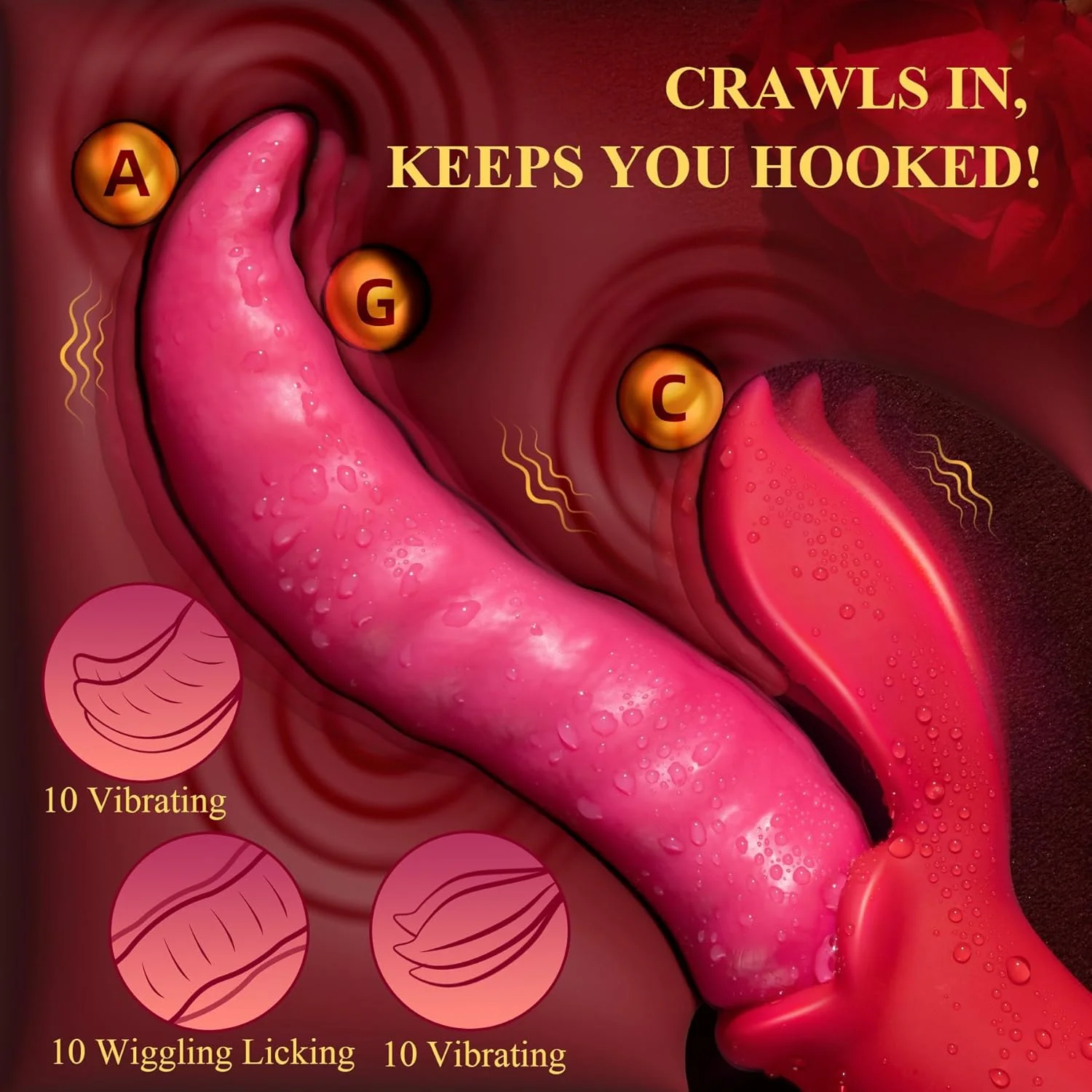 WriggleMate Tongue Vibrator with Dual Motors - Image 3