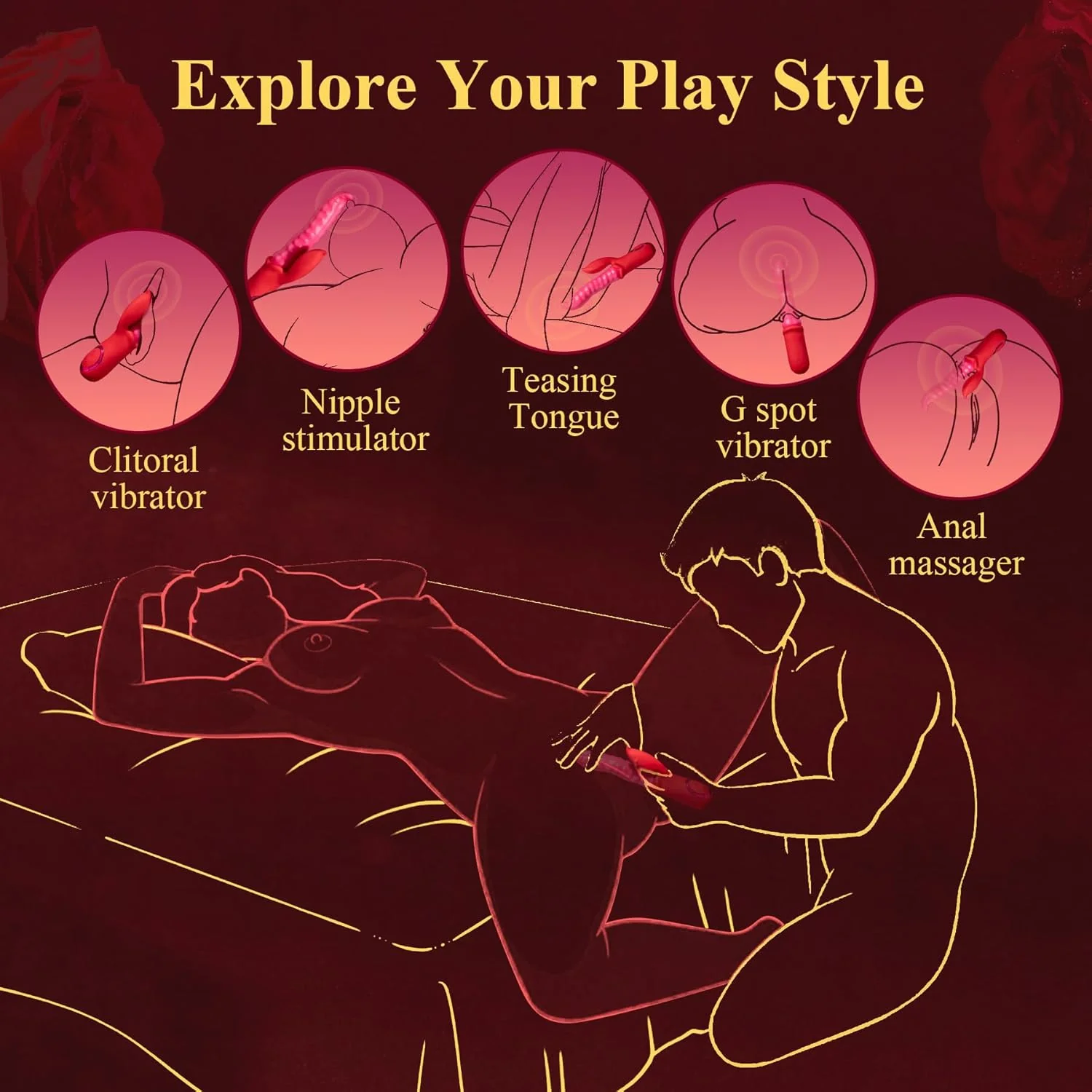 WriggleMate Tongue Vibrator with Dual Motors - Image 9